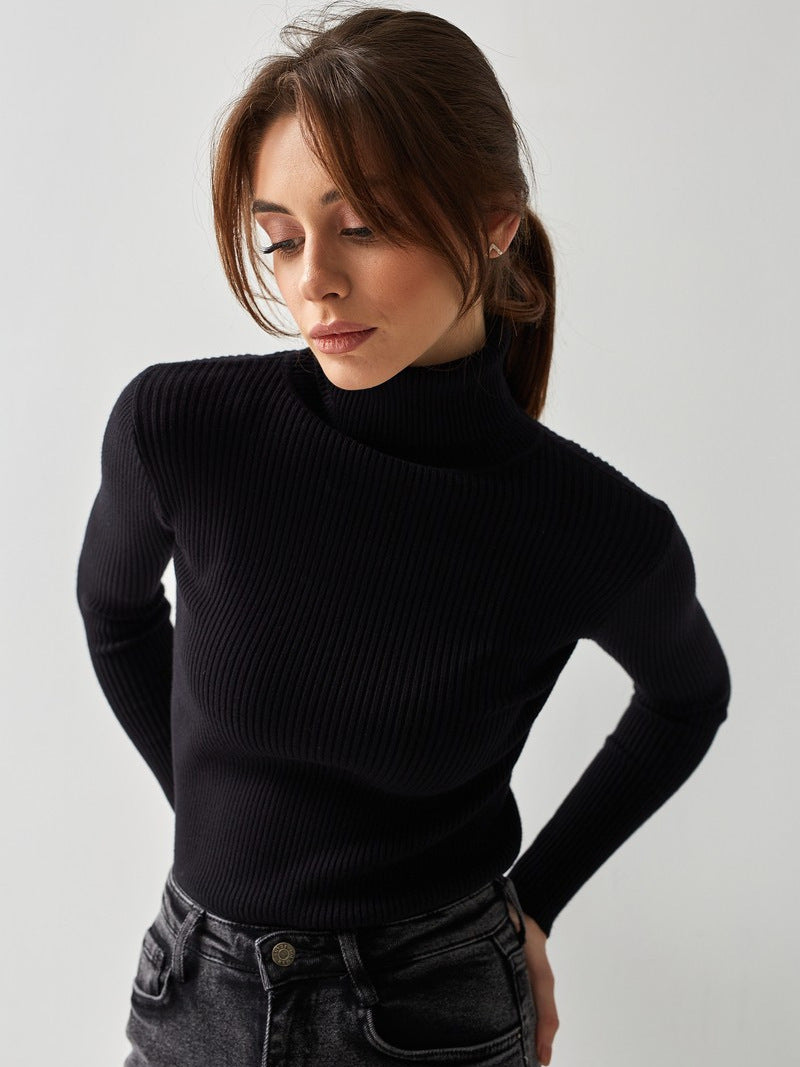 Turtleneck Sweaters Bottoming Shirt European And American