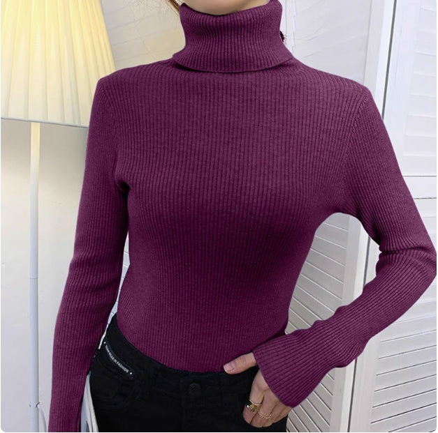 Turtleneck Sweaters Bottoming Shirt European And American